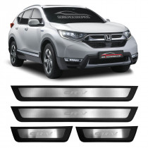 SOLEIRA LED HONDA CR-V INOX Vo6