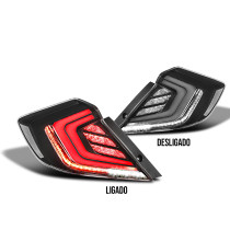 LANTERNA LED SEQUENCIAL HONDA CIVIC G10 FUMÊ Vo6