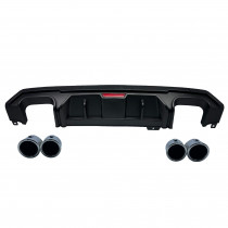 DIFUSOR TRASEIRO HONDA CIVIC PRETO Vo6