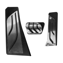 JOGO DE PEDALEIRA BMW ALUMINIO E BORRACHA Vo6