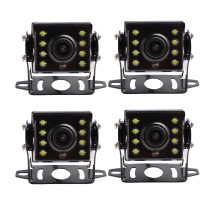 KIT MONITOR TELA 10" COM 4 CÂMERAS LED ALTA RESOLUÇÃO Vo6 
