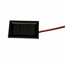 VOLTIMETRO MEDIDOR DE TENSÃO DIGITAL DISPLAY AZUL MINI TESTADOR 2 FIOS Vo6