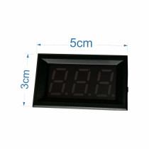 MEDIDOR DE TENSÃO DISPLAY DIGITAL BRANCO TESTADOR 2 FIOS Vo6