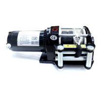 GUINCHO ELETRICO 12V 2000 LBS CABO NYLON 25M GUIA ROLETES Vo6 