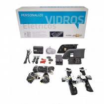 KIT VIDRO ELÉTRICO ONIX E PRISMA NOVO 4 PORTAS DIANTEIRO SENSORIZADO POSITRON