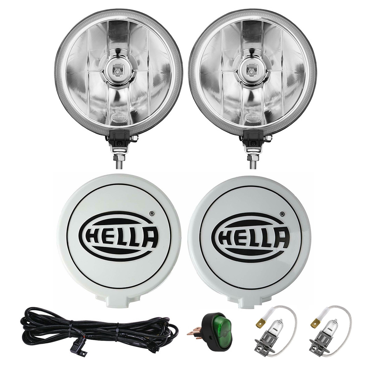 KIT FAROL MILHA NEBLINA 12V 55W PAR - HELLA 700FF