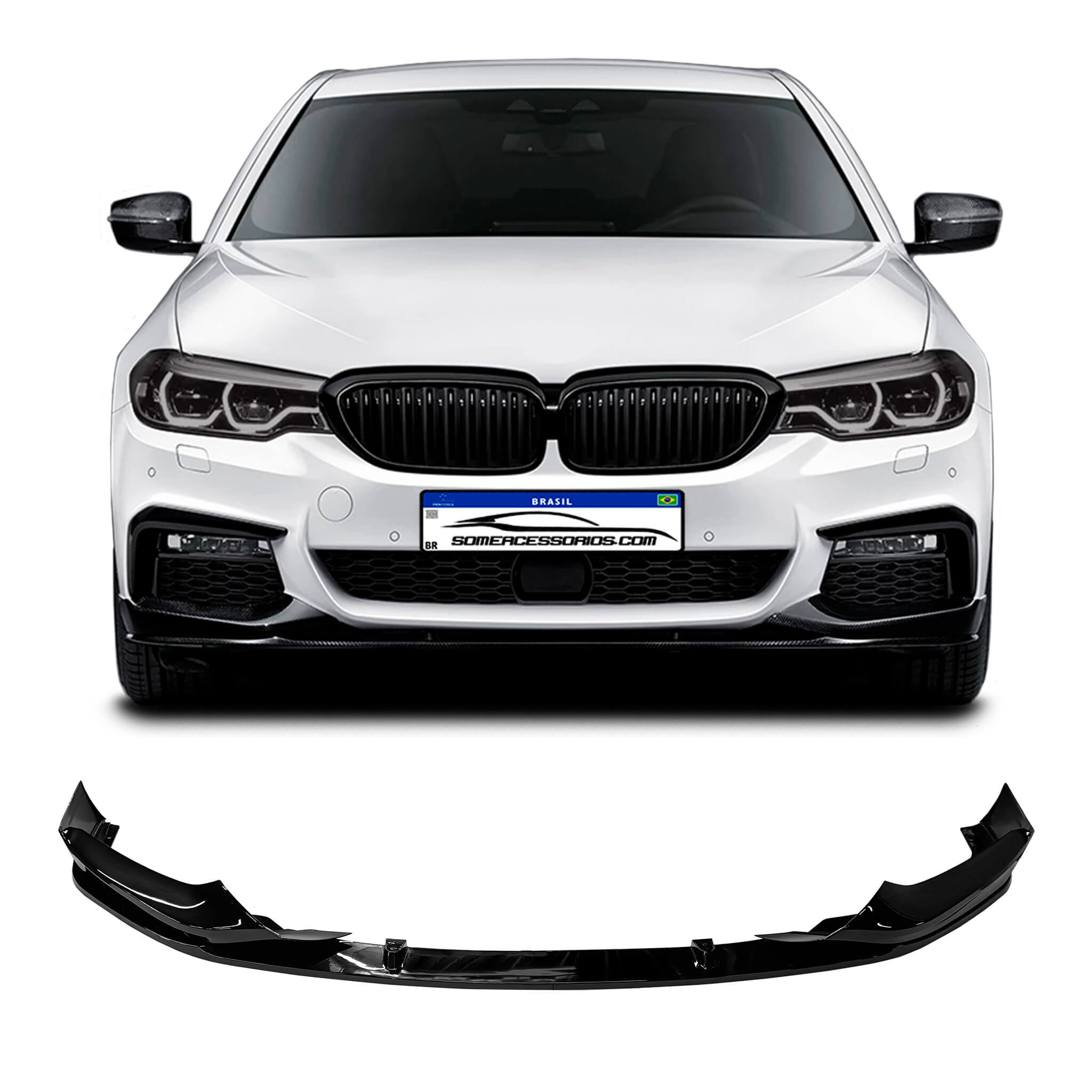 SPOILER DIANTEIRO BMW SÉRIE 5 G30 M-SPORT 520i 530i BLACK Vo6