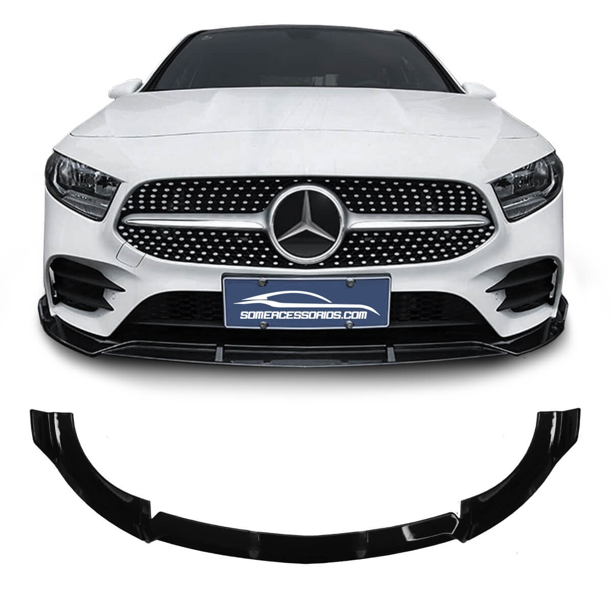SPOILER PARACHOQUE DIANTEIRO MERCEDES CLASSE E W213 Vo6
