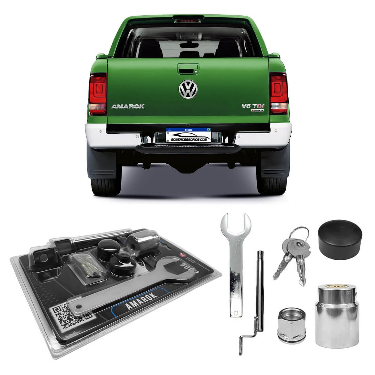 TRAVA ANTI FURTO ESTEPE VOLKSWAGEN AMAROK Vo6