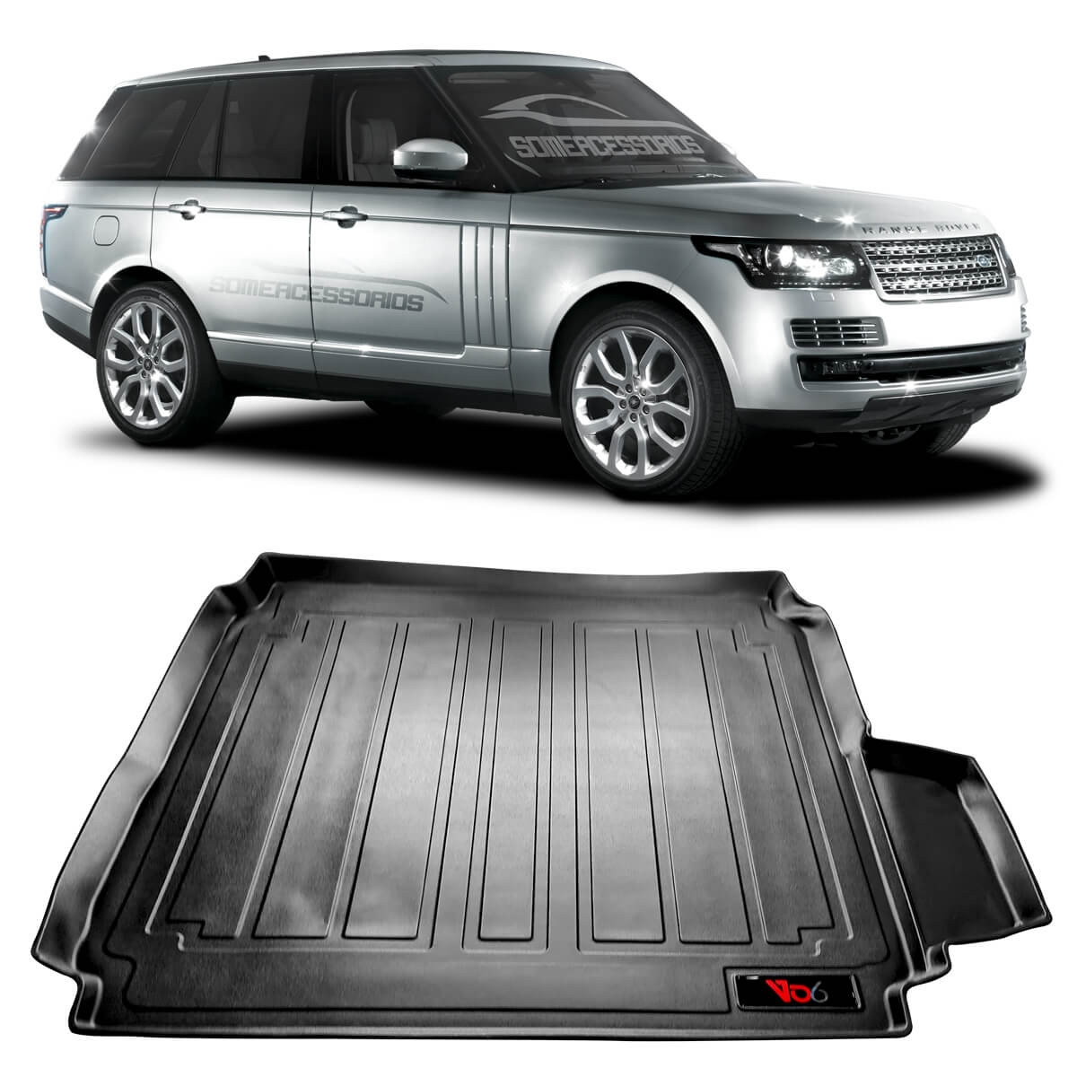 TAPETE BANDEJA PORTA MALAS LAND ROVER RANGE ROVER EMBORRACHADO Vo6