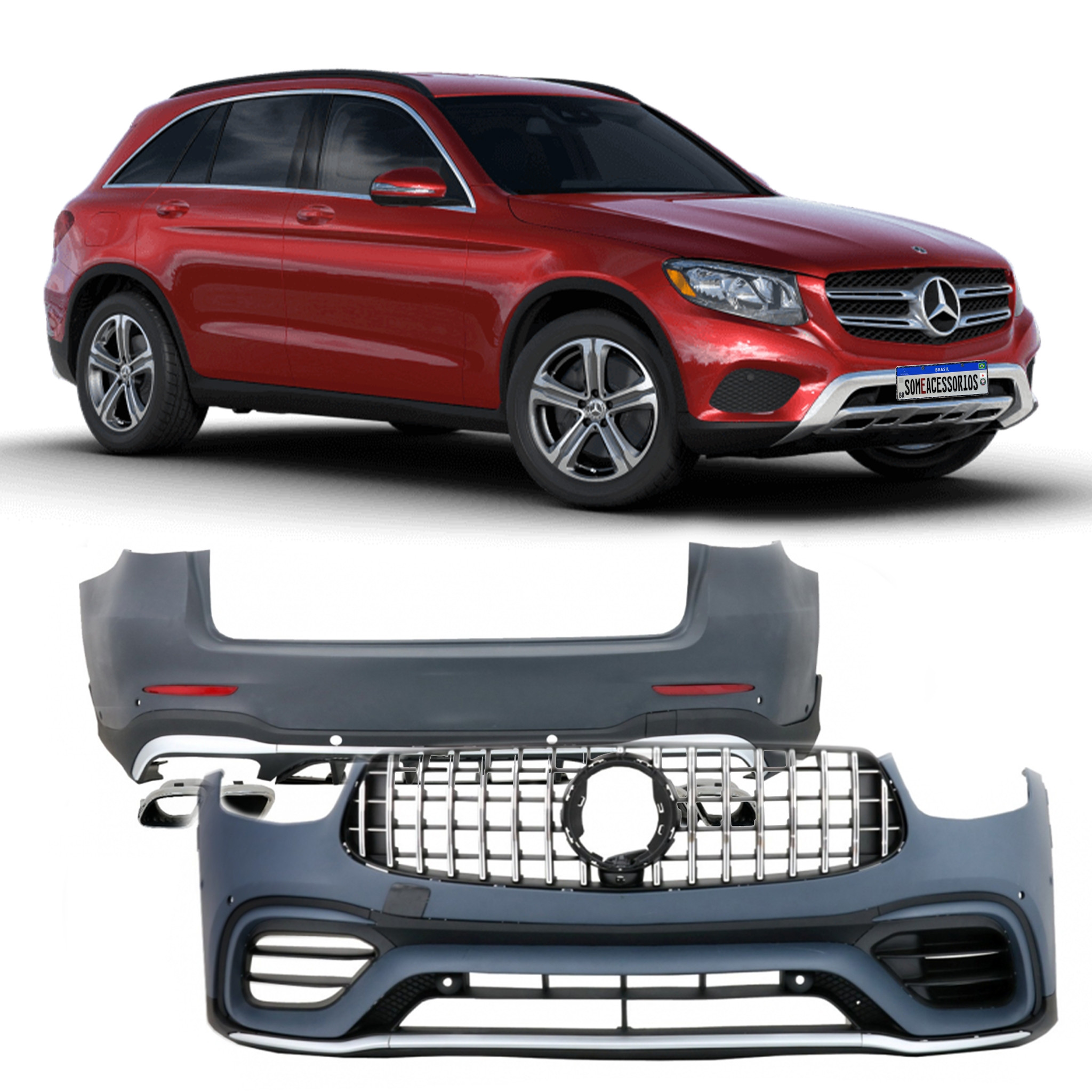 BODY KIT COMPLETO MERCEDES GLC PARA GLC S63