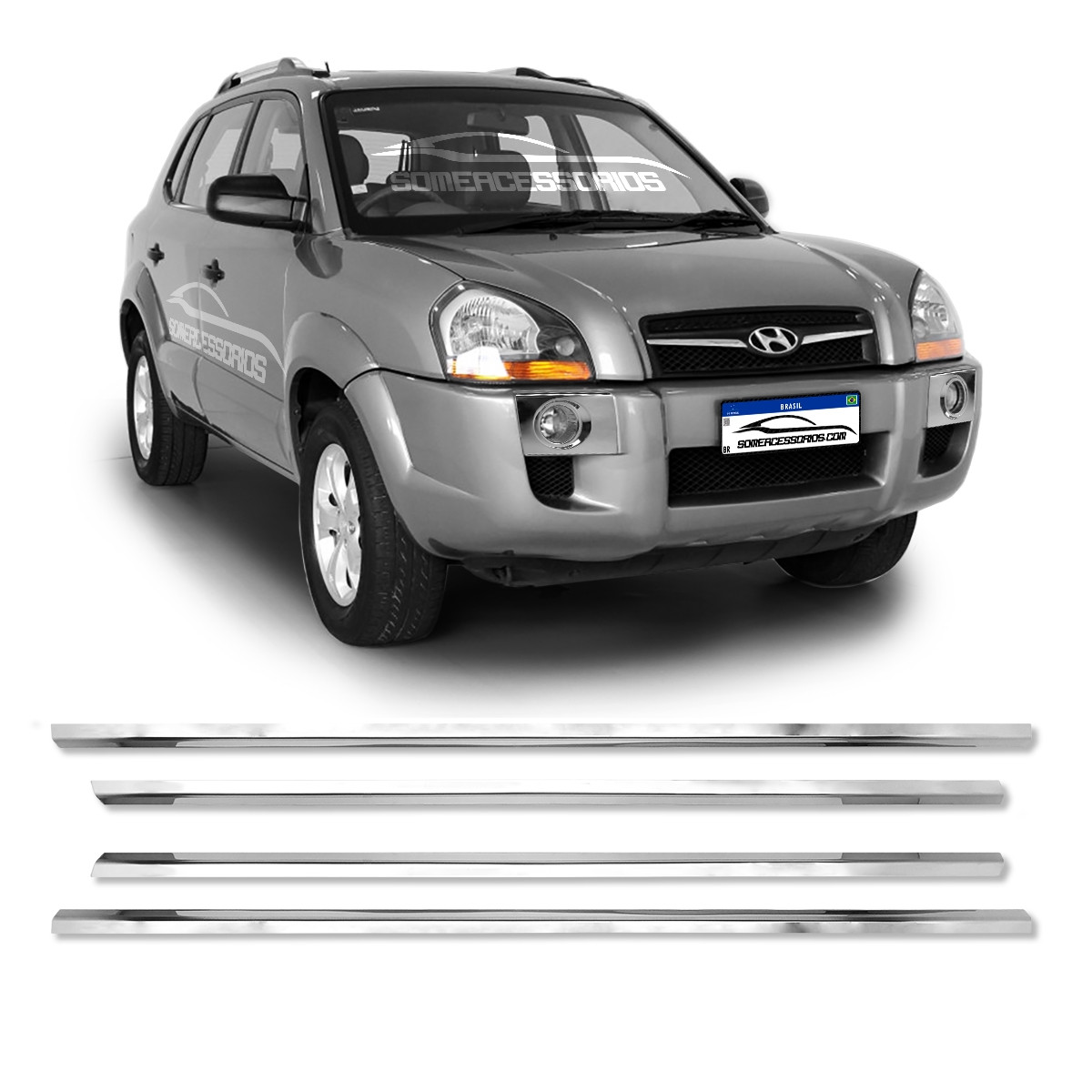 PESTANA LATERAL INFERIOR HYUNDAI TUCSON CROMADO TRACK