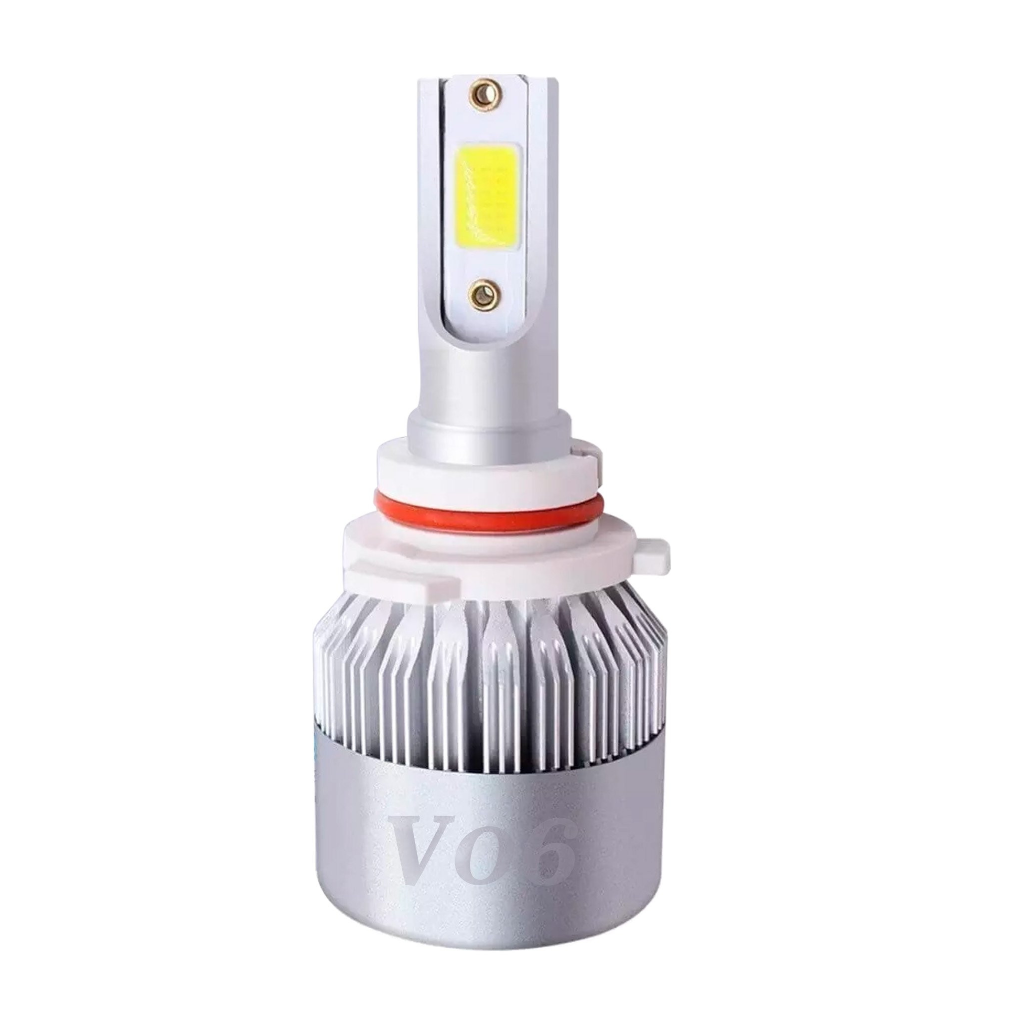 KIT LAMPADA SUPER LED H1 12V 24V 36W 3600 LUMENS PRATA Vo6 