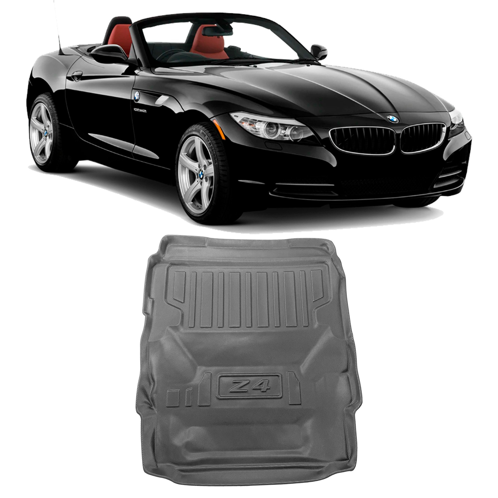 TAPETE BANDEJA PROTETOR PORTA MALAS BMW Z4 PRETO Vo6