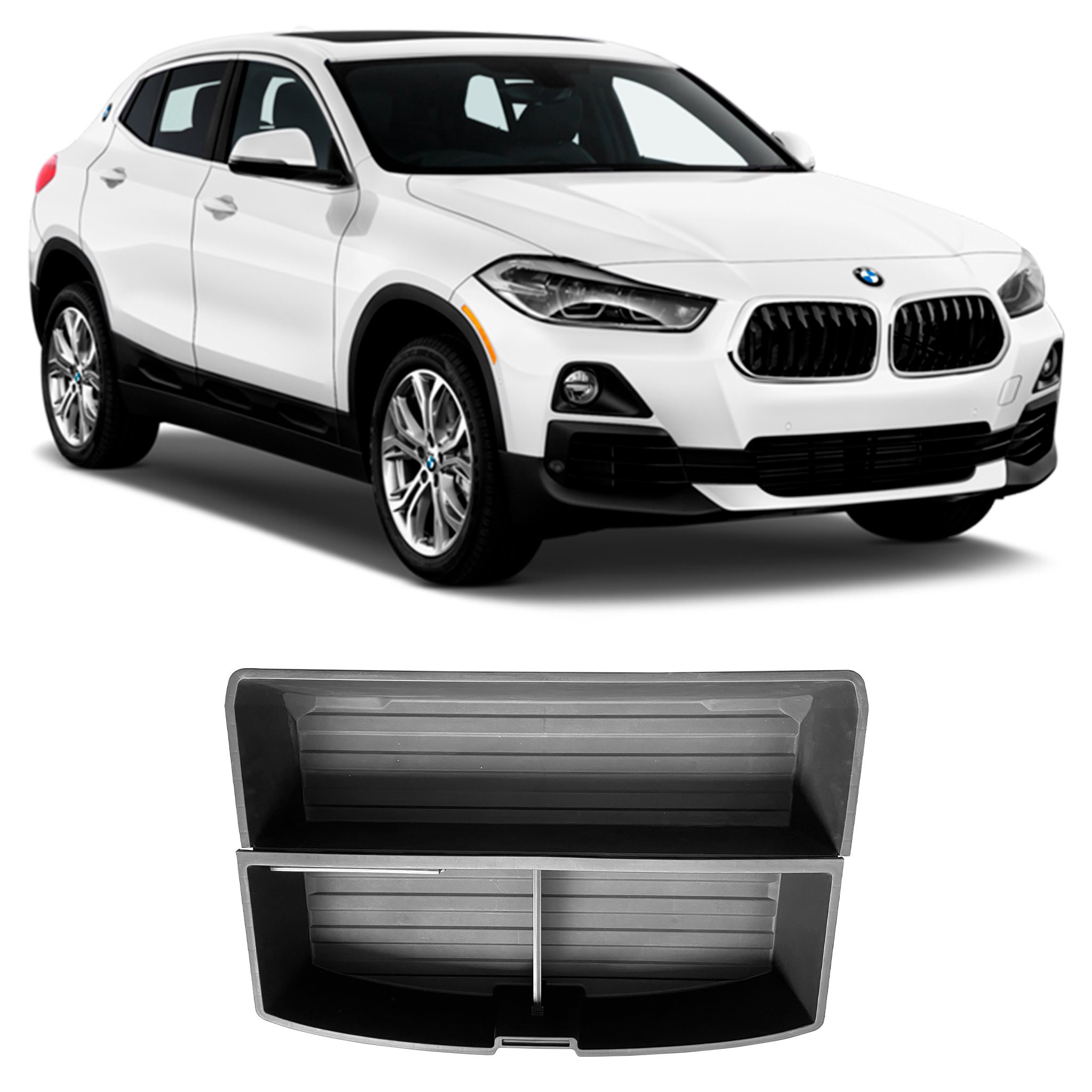 CAIXA ORGANIZADORA PORTA MALAS BMW X2 PRETO Vo6