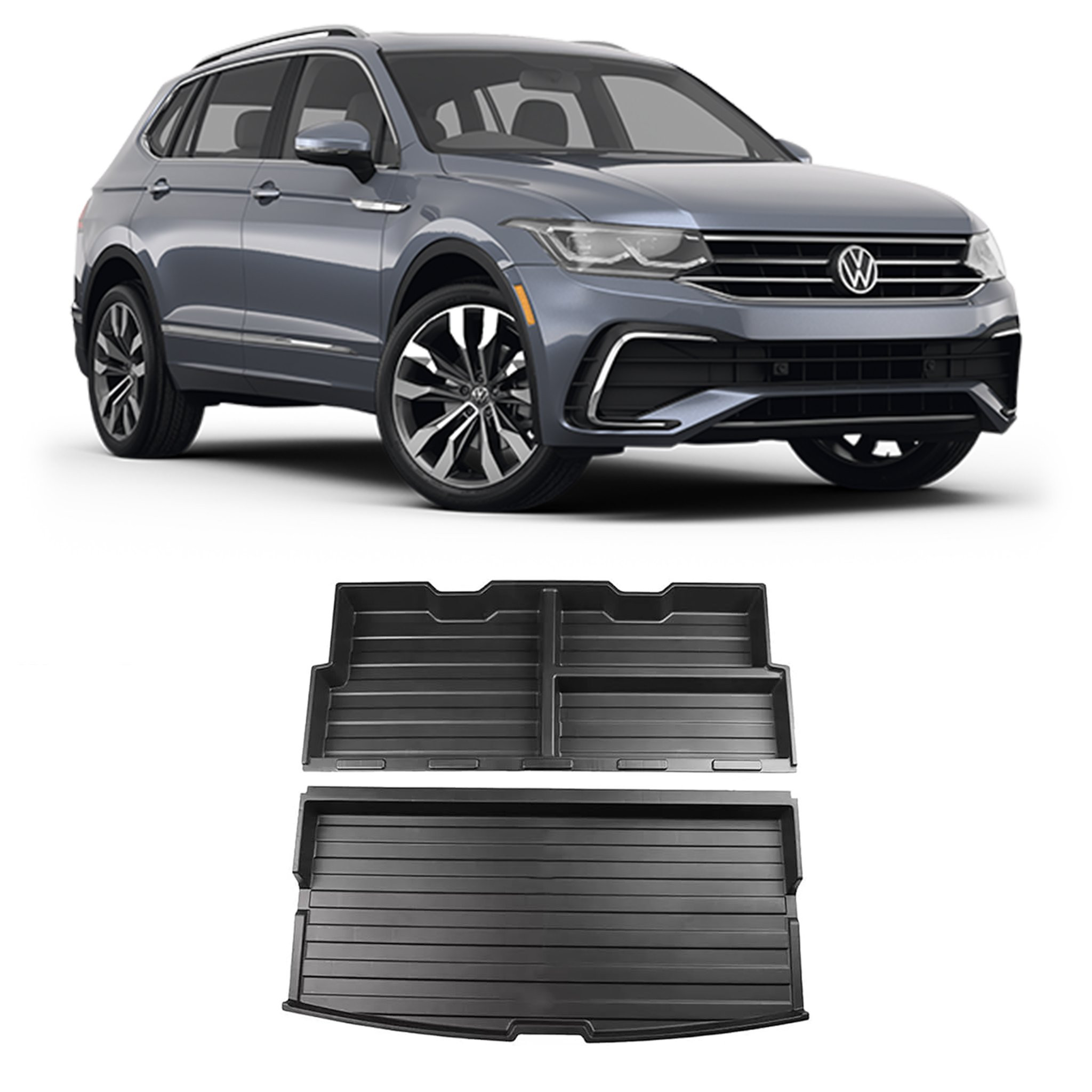 CAIXA ORGANIZADORA DE PORTA MALAS VW TIGUAN PRETO Vo6