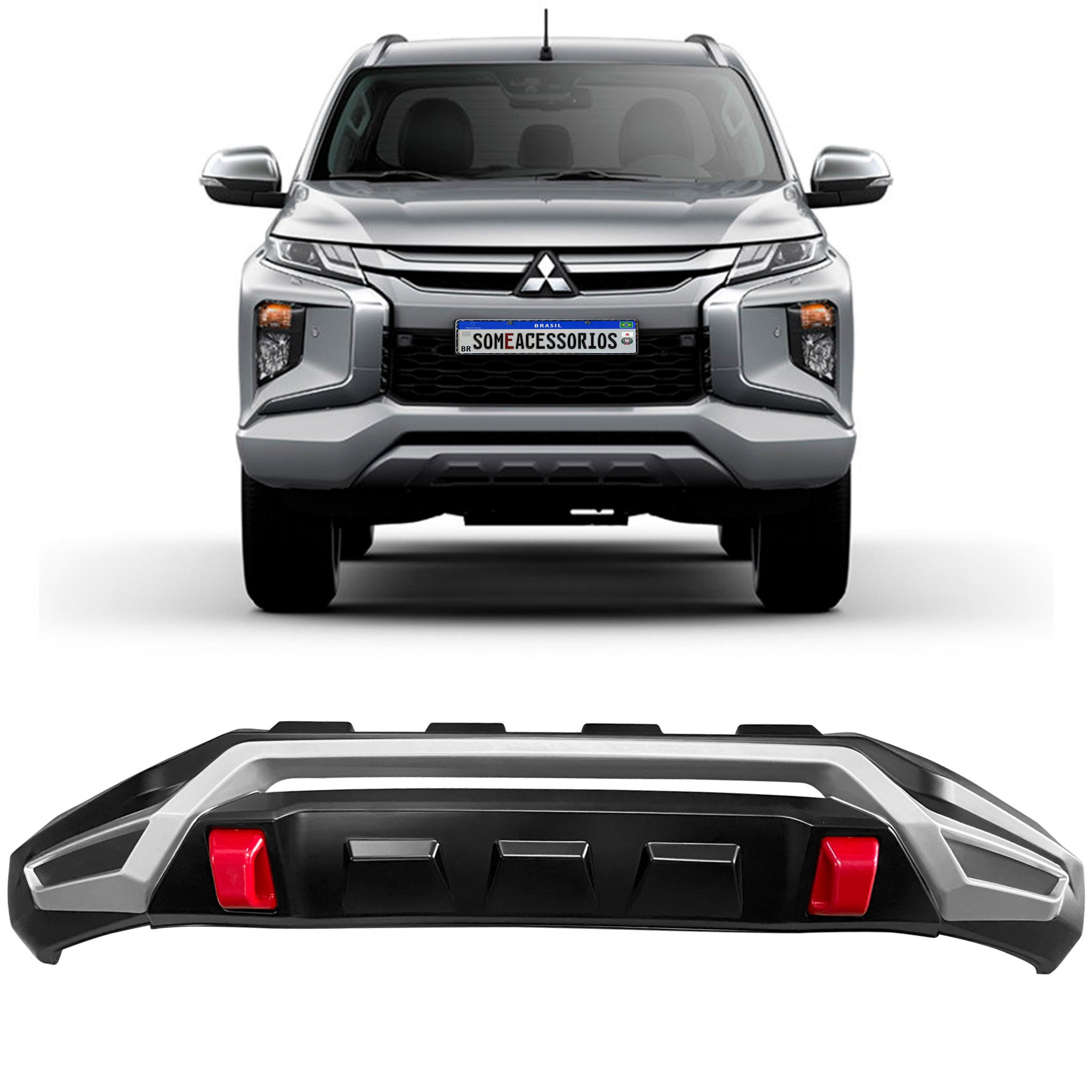 FRONT BUMPER DIANTEIRO MITSUBISHI L200 TRITON VO6