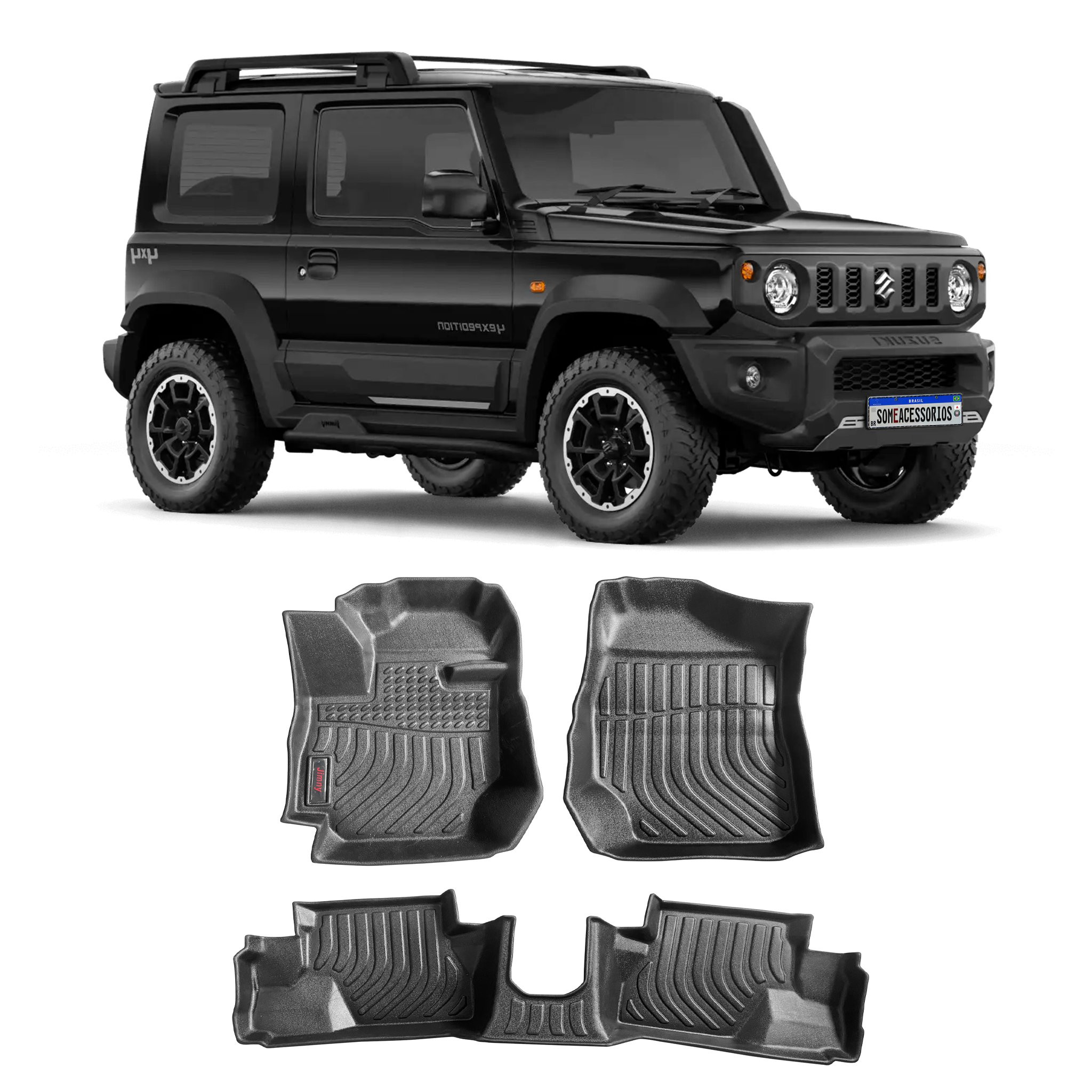 JOGO TAPETE INTERNO SUZUKI JIMNY EMBORRACHADO Vo6