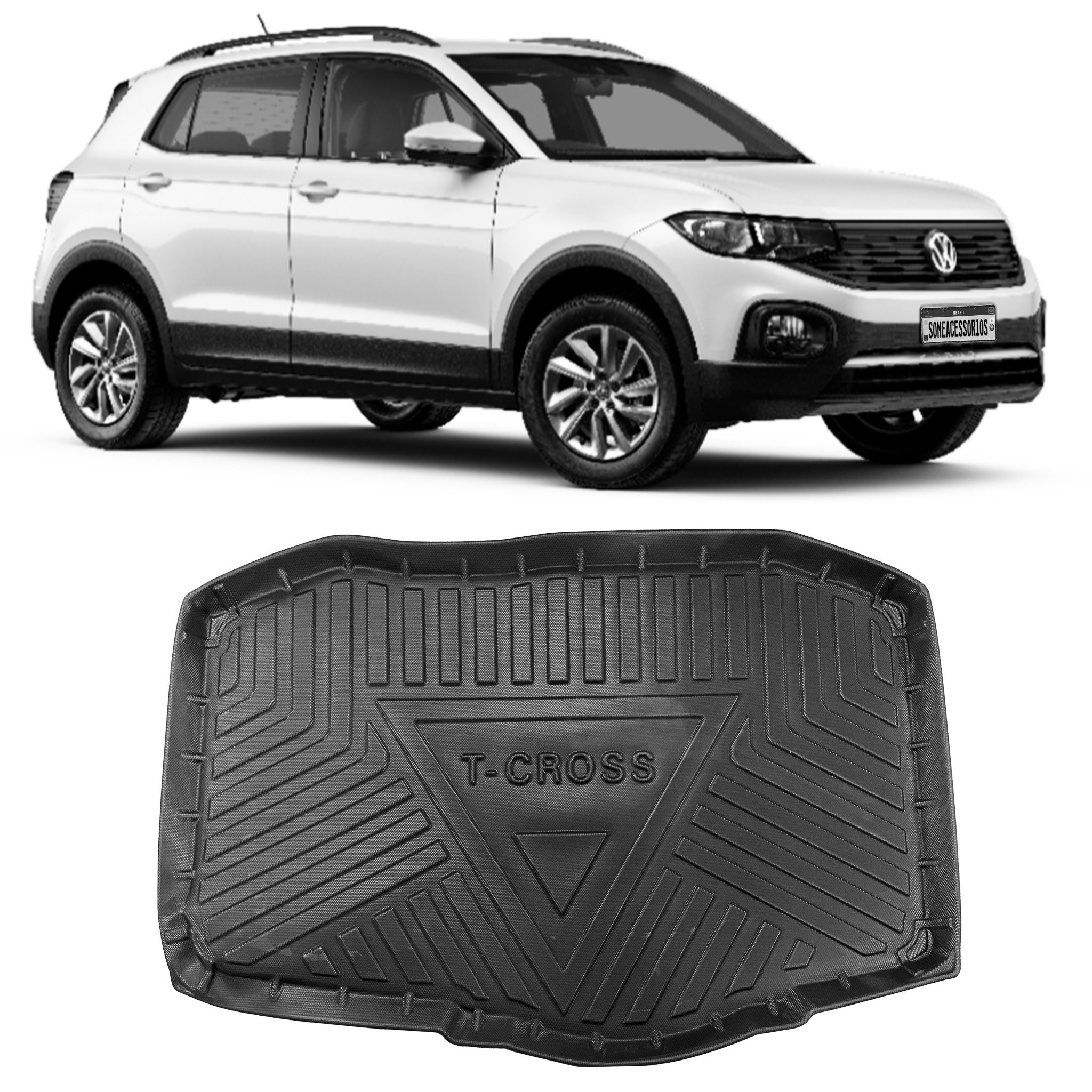 TAPETE BANDEJA PORTA-MALAS VW TCROSS LOWER Vo6 