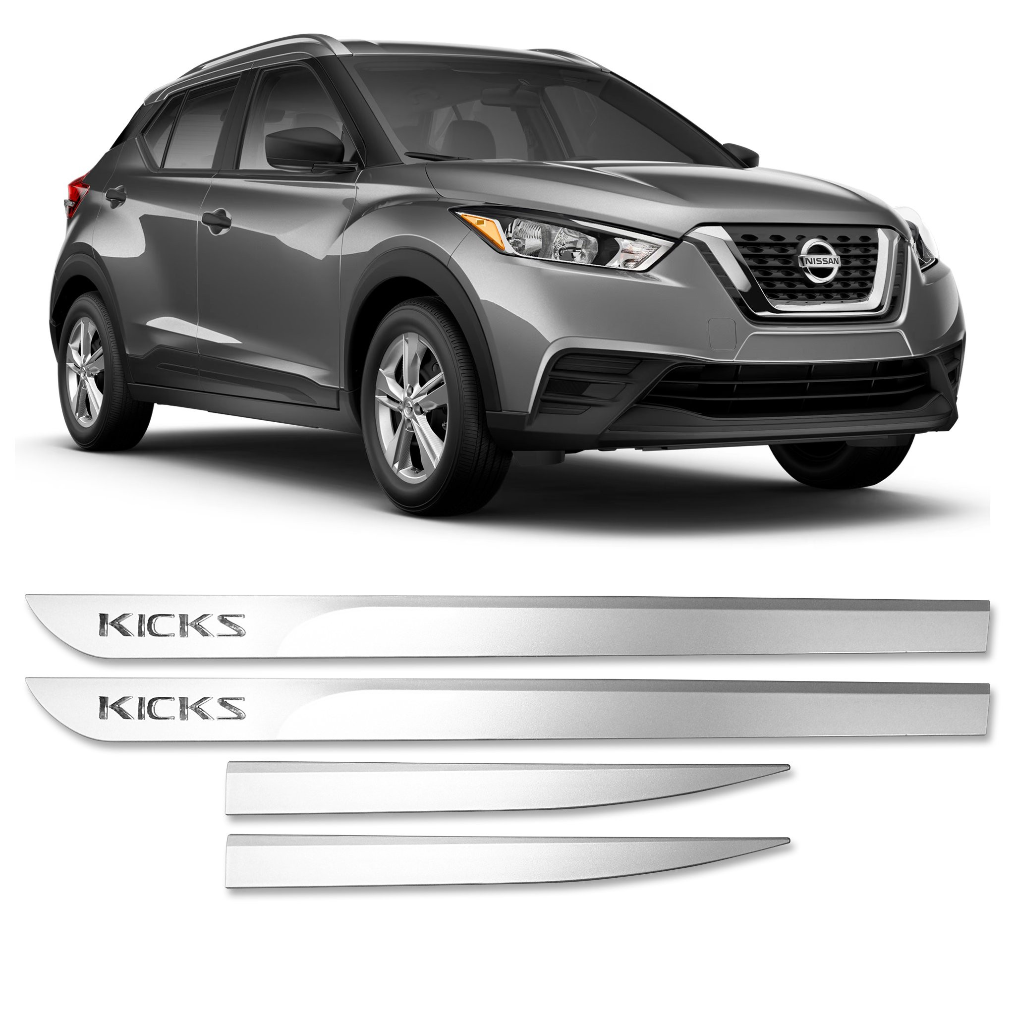 FRISO LATERAL NISSAN KICKS CROMADO
