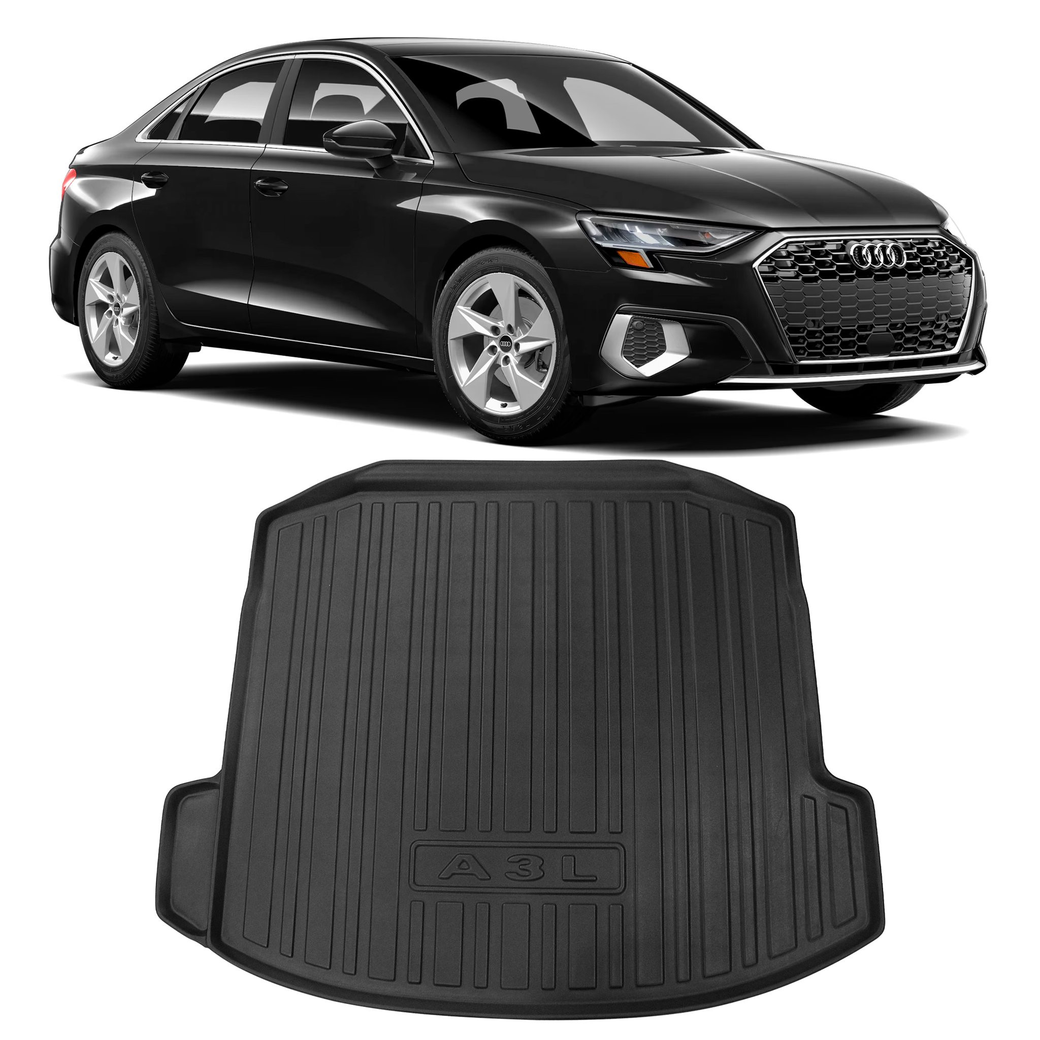 TAPETE BANDEJA PORTA MALAS AUDI A3 EMBORRACHADO AUTOMOTIVO Vo6