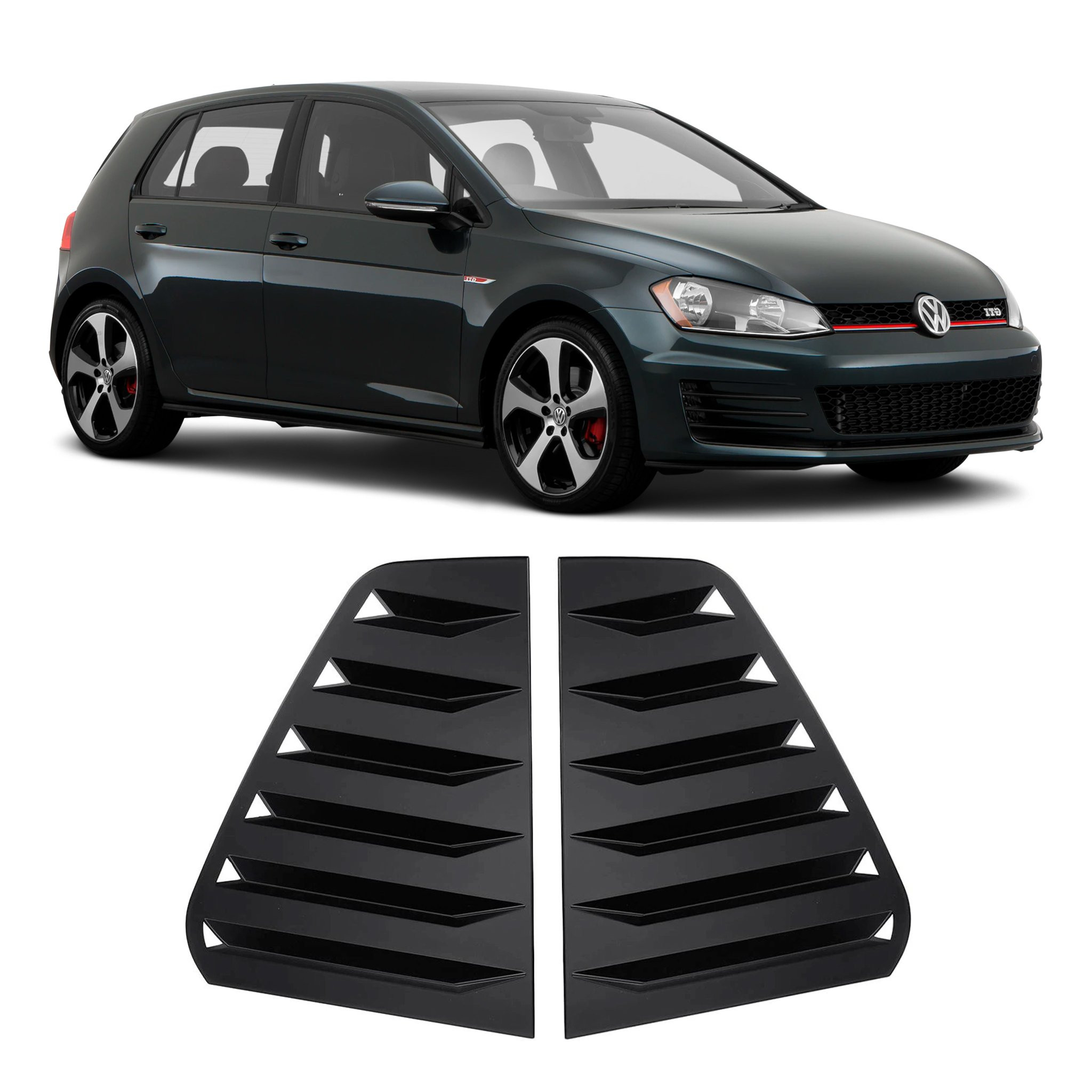 APLIQUE JANELA CORTESIA VOLKSWAGEN GOLF GTI BLACK Vo6