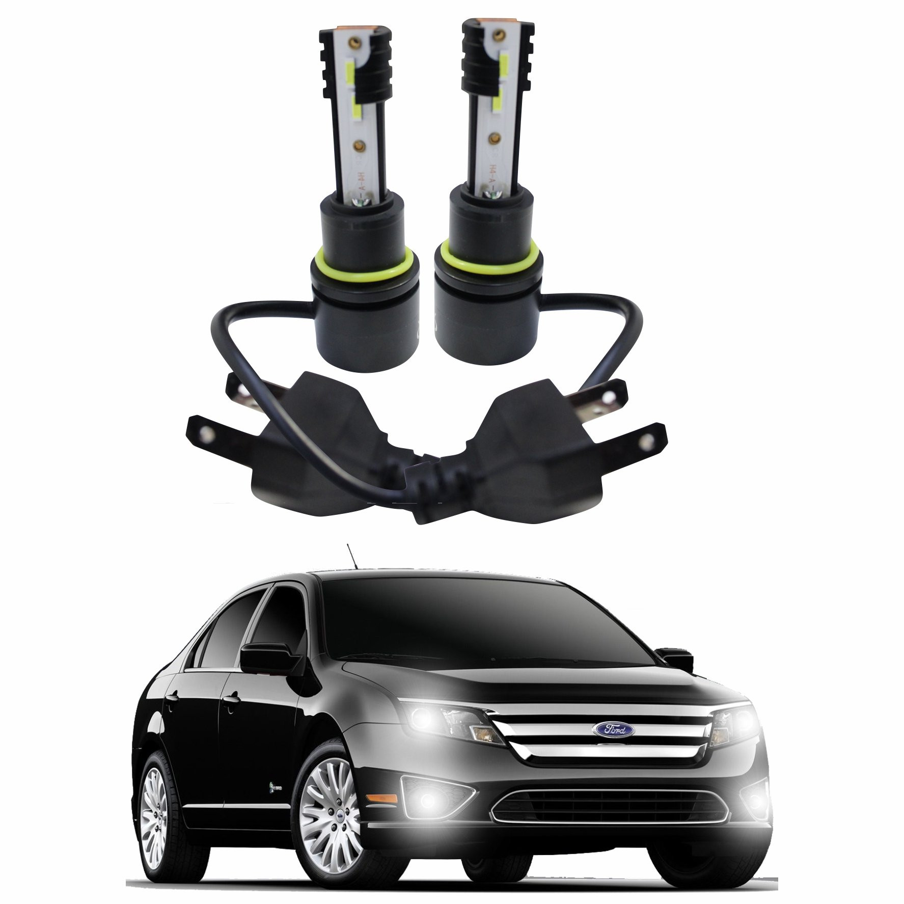 KIT LAMPADA ULTRA LED H4 12/24V HEADLIGHT 6000K Vo6