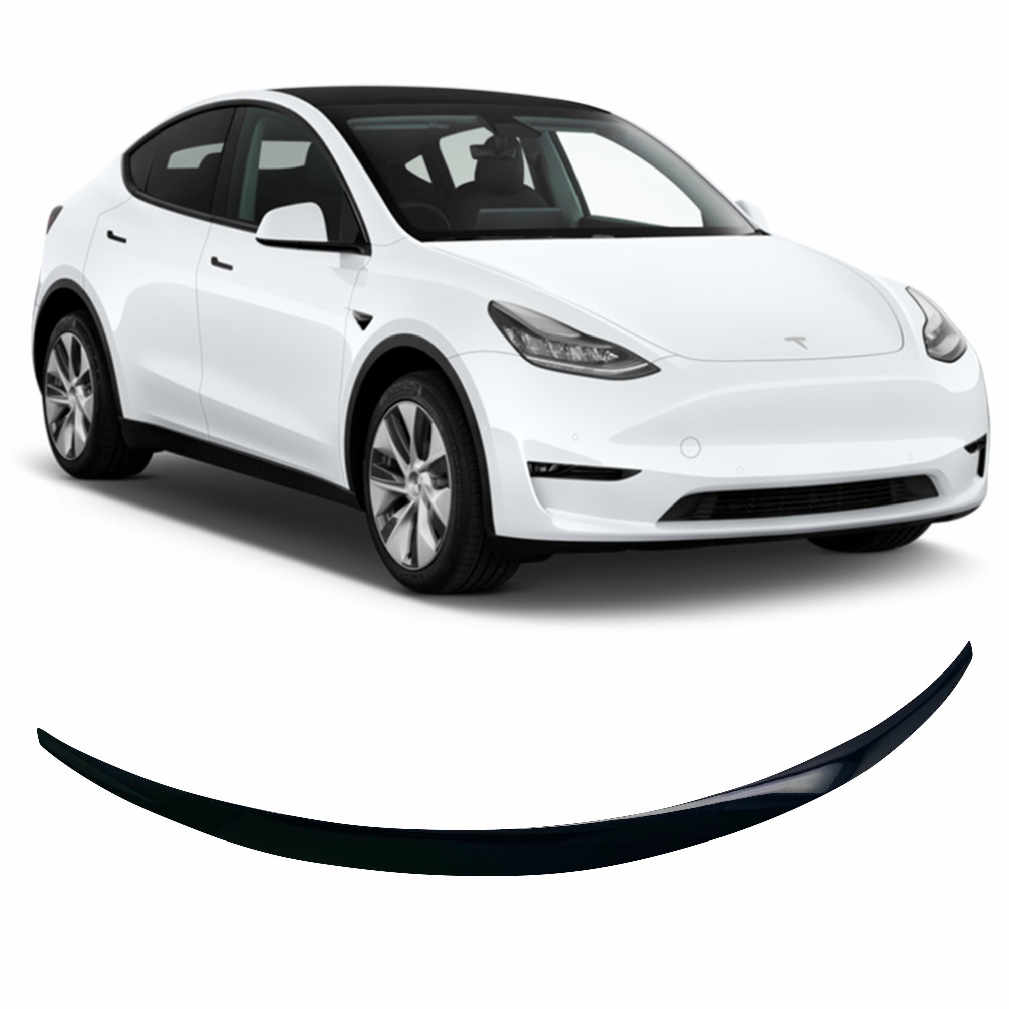 AEROFOLIO TRASEIRO TESLA BLACK PIANO Vo6
