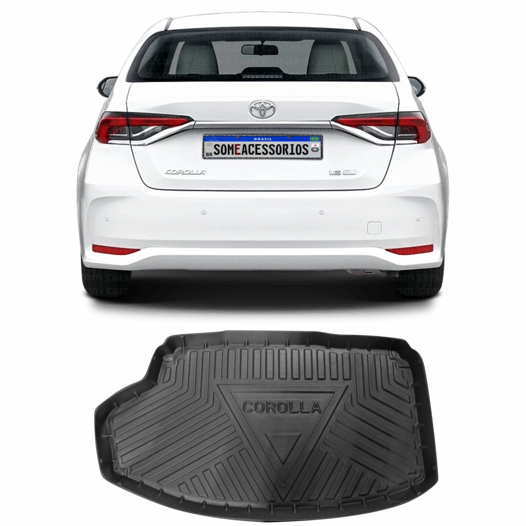 TAPETE PORTA EMBORRACHADO MALAS TOYOTA COROLLA HYBRID Vo6