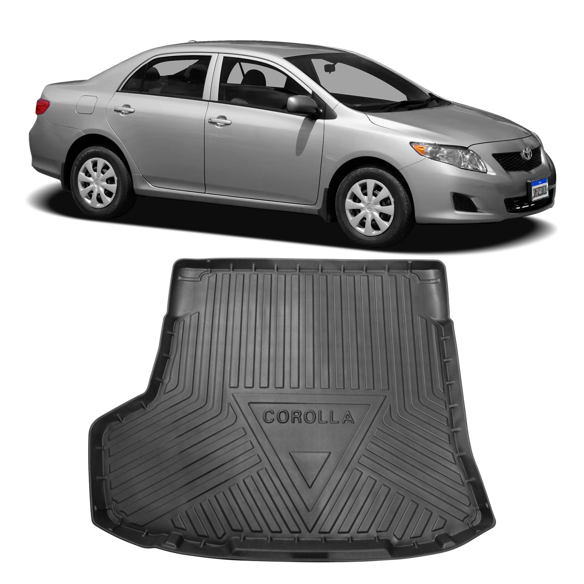 TAPETE PROTETOR PORTA MALAS TOYOTA COROLLA EMBORRACHADO Vo6