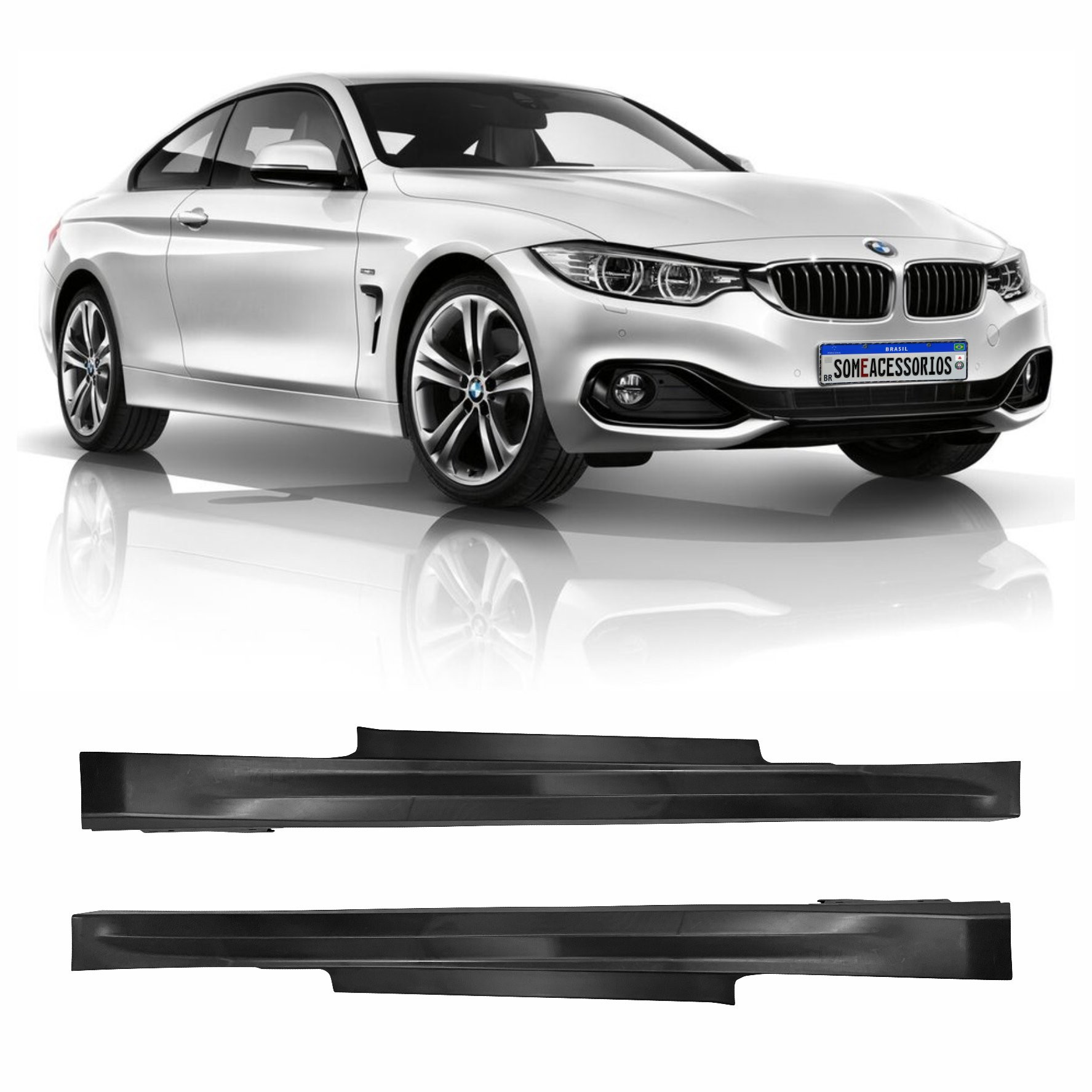 SPOILER LATERAL BMW F32 F33 F36 MODELO M4 Vo6