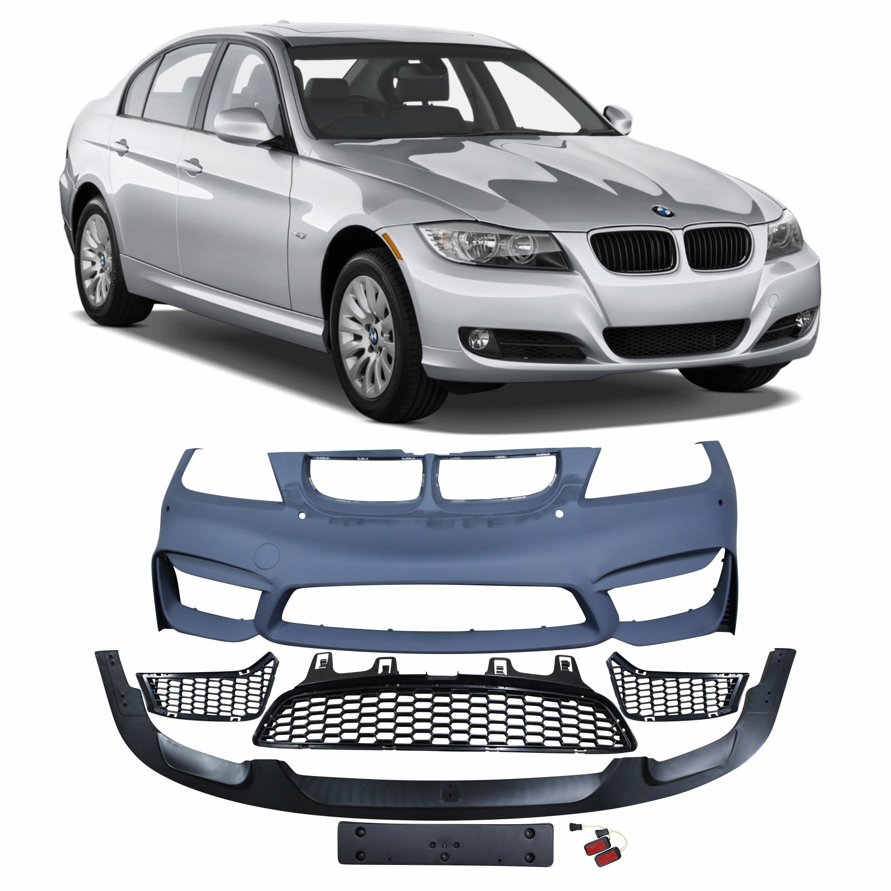 BODY KIT DIANTEIRO BMW E90 TRANSFORMA M4 PRIME Vo6