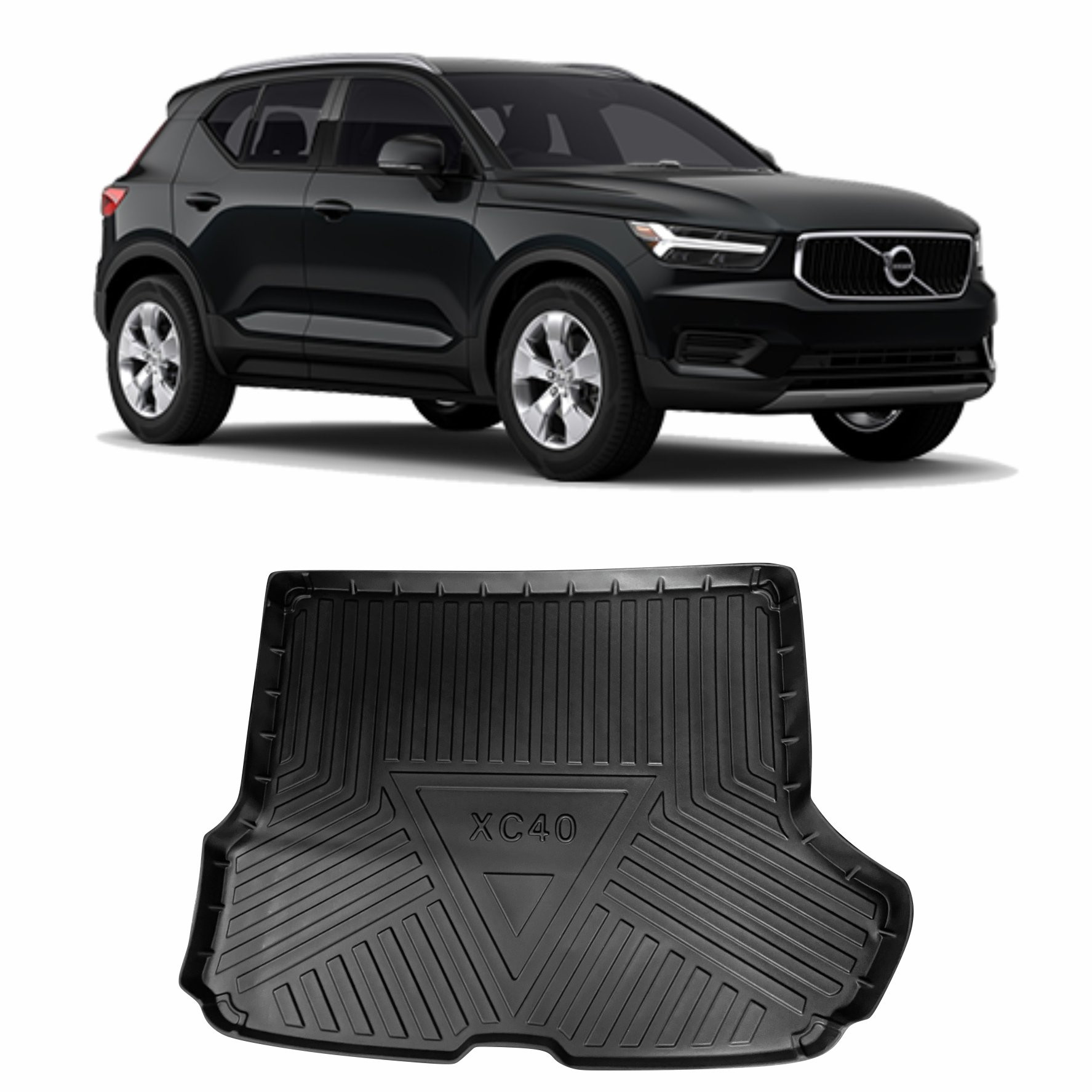 TAPETE PROTETOR PORTA MALAS VOLVO XC40 EMBORRACHADO Vo6