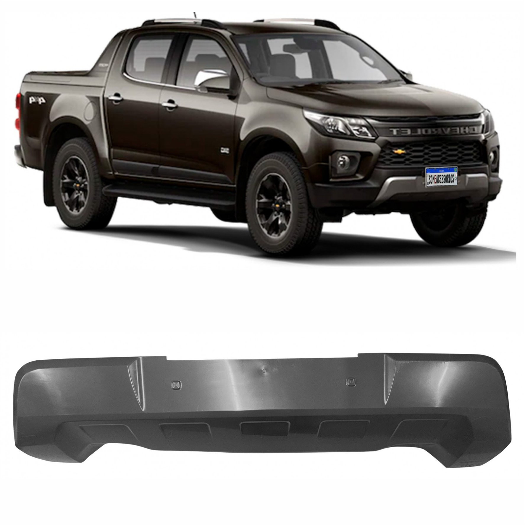 ACABAMENTO PARA CHOQUE S10 HIGH COUNTRY PRIME Vo6