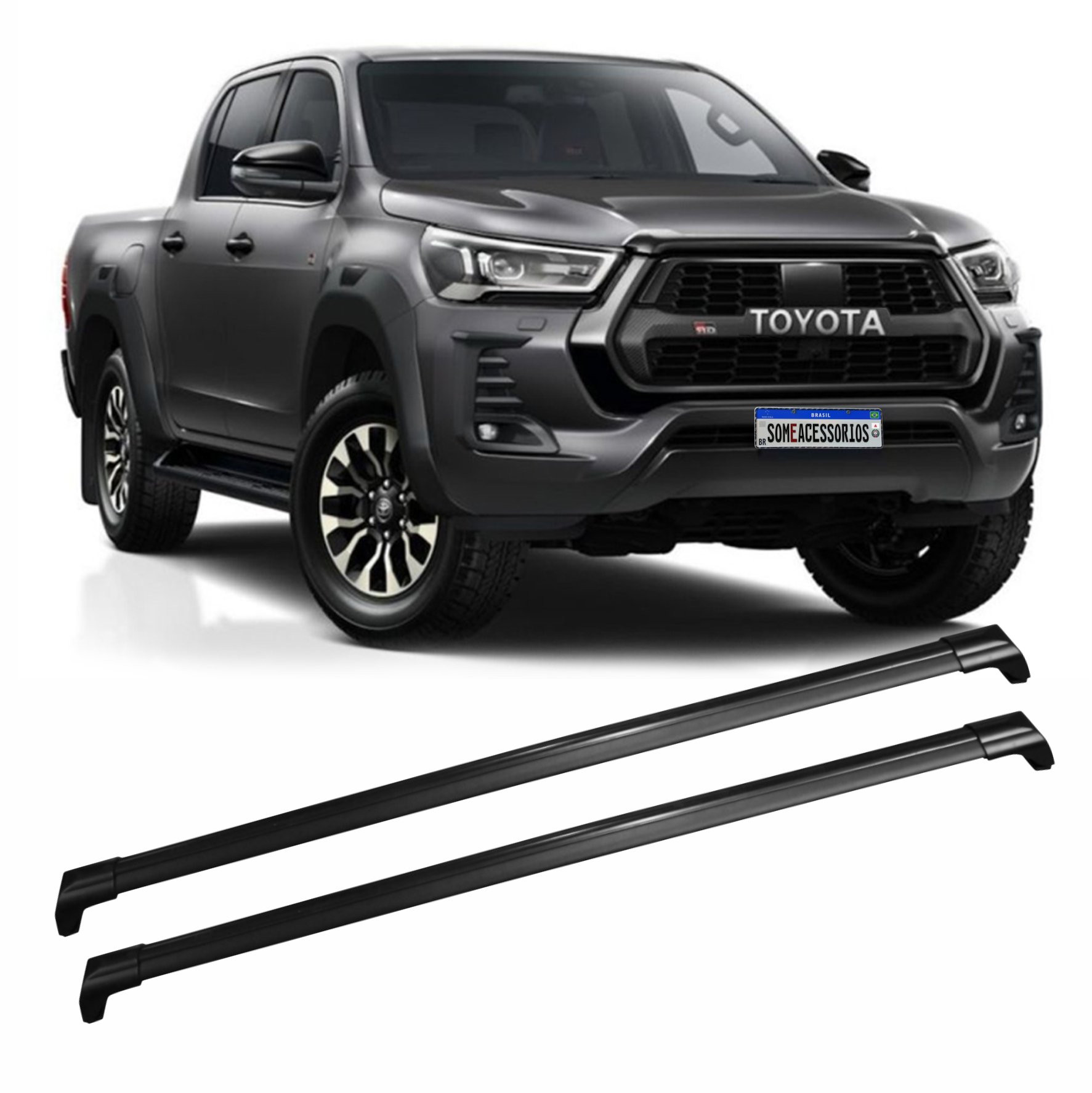 RACK TRAVESSA PARA CAÇAMBA TOYOTA HILUX ROCCO Vo6