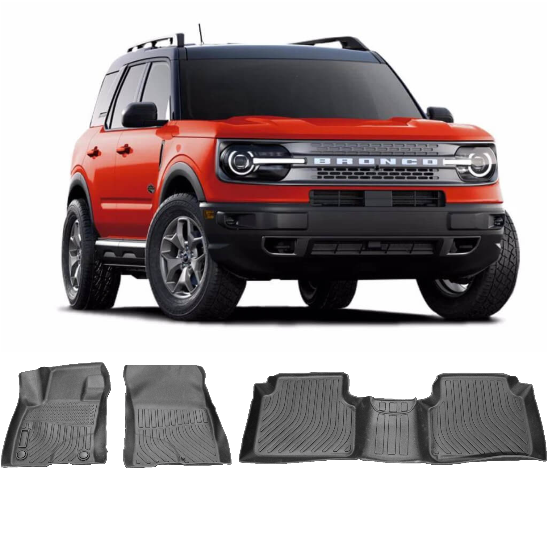 JOGO DE TAPETE INTERNO FORD BRONCO SPORT MODELO BANDEJA Vo6