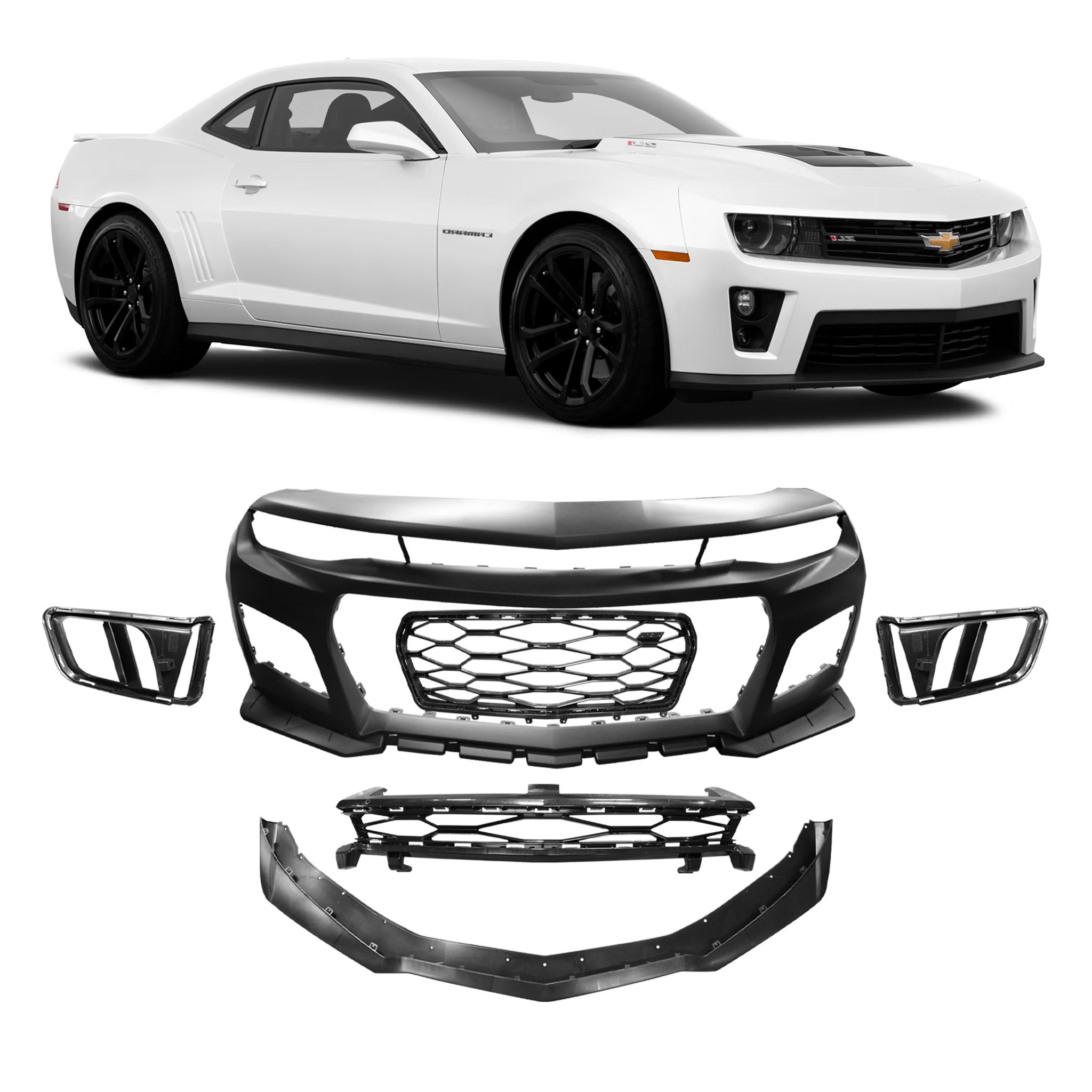 BODY KIT TRANSFORMA CAMARO PARA ZL1 6 GERAÇÃO Vo6