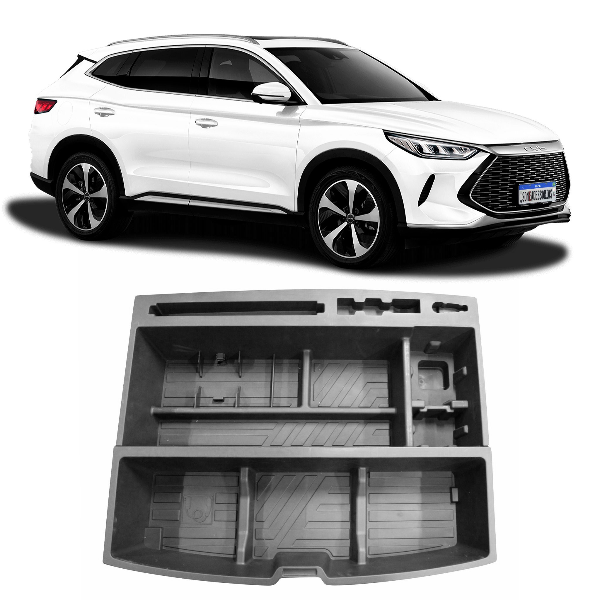 CAIXA ORGANIZADORADE PORTA MALAS BYD SONG PRETO Vo6