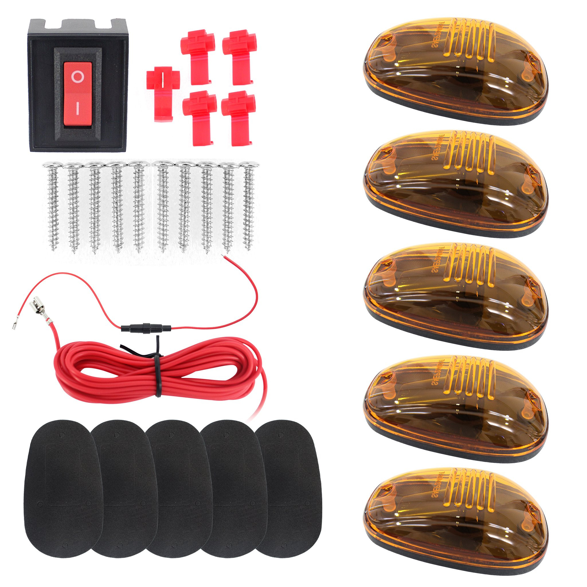 KIT CAB LIGHT LUZES DE TETO LED ROOF ÂMBAR Vo6