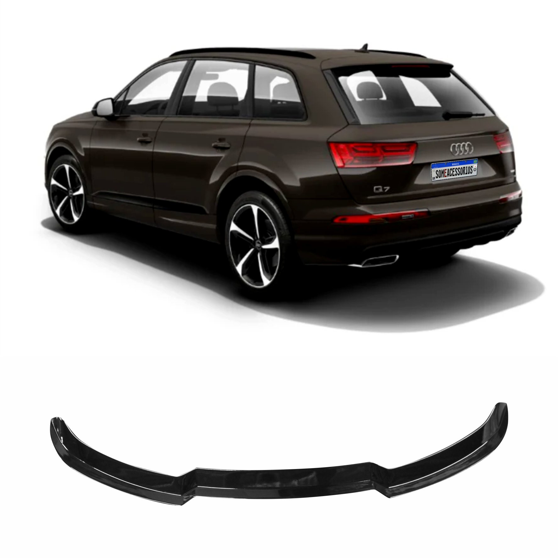 AEROFOLIO AUDI Q7 MODELO S-LINE ROOF BLACK PIANO Vo6
