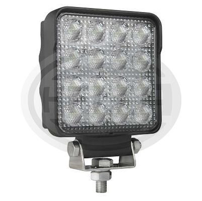 FAROL AUXILIAR HELLA 16 LEDS QUADRADO UNIVERSAL 12V 24V 2000K Vo6