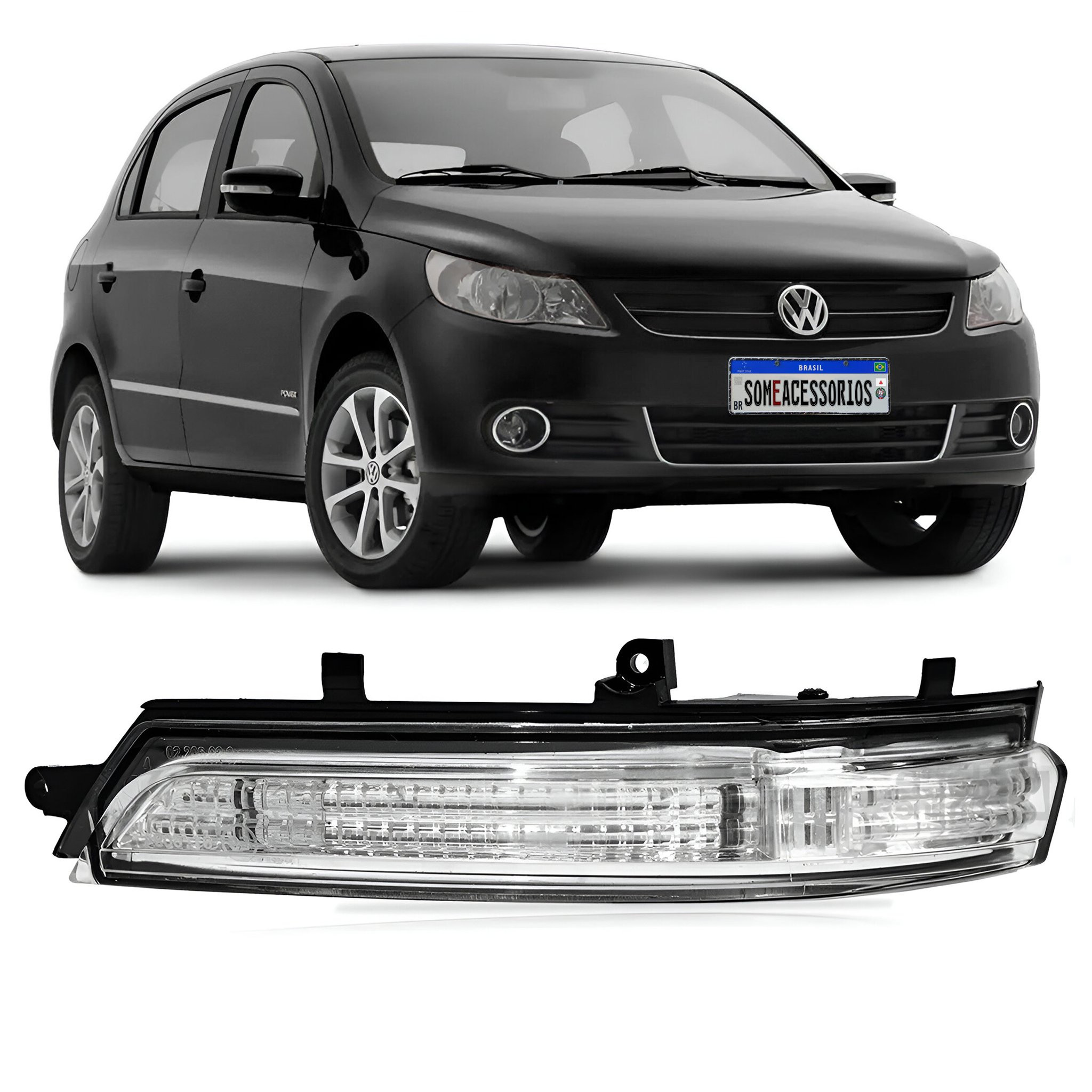 PISCA DO RETROVISOR VW GOL SAVEIRO VOYAGE G5 LADO DIREITO