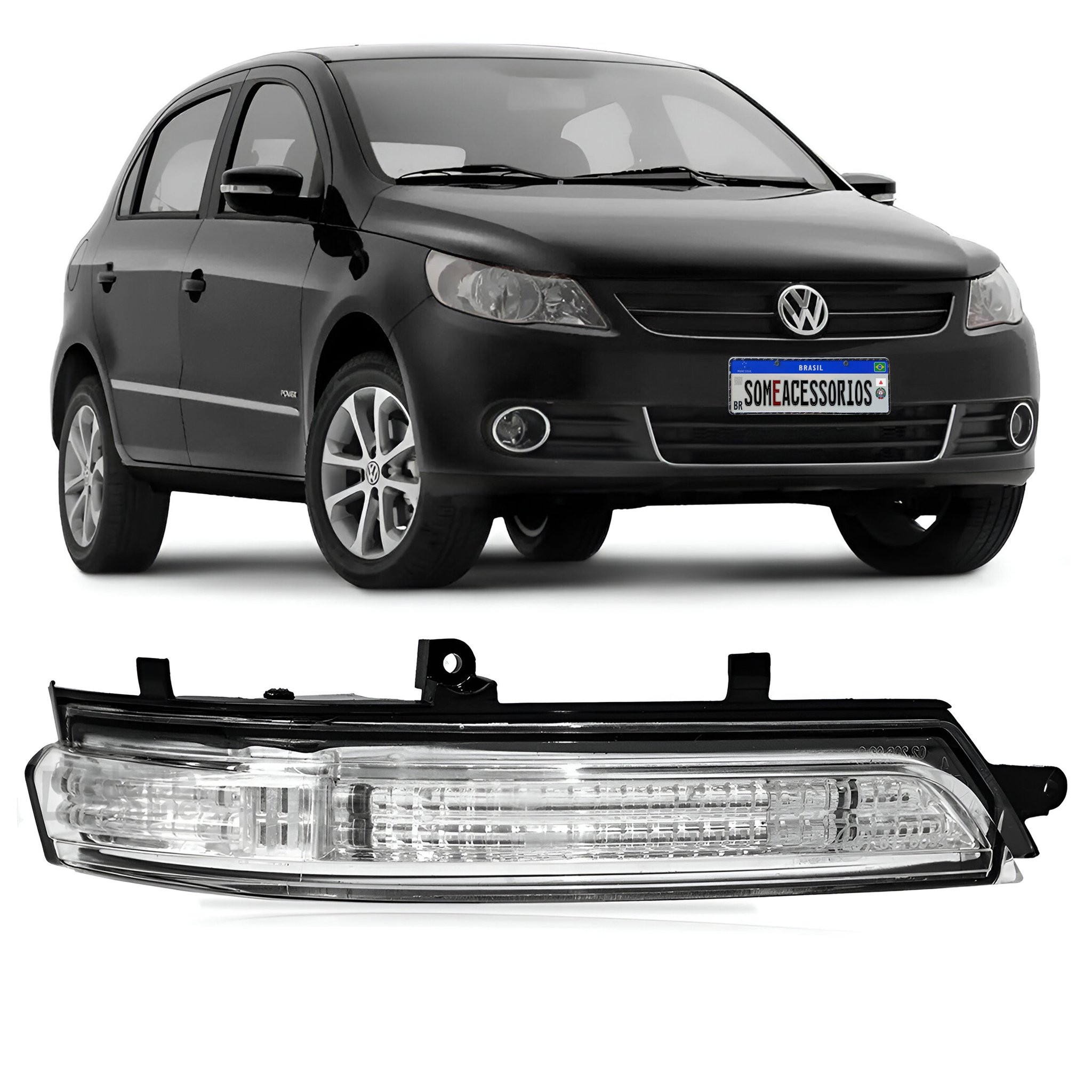 PISCA DO RETROVISOR VW GOL SAVEIRO VOYAGE G5 LADO ESQUERDO