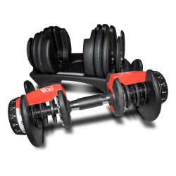 Halter Fitness Regulável 2-24kg Ajustavel Peso Dumbell 