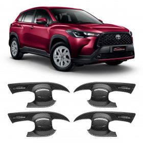 APLIQUE CONCHA MAÇANETA COROLLA CROSS FIBRA CARBONO Vo6
