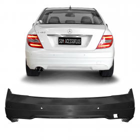 PARA-CHOQUE TRASEIRO MERCEDES CLASSE C W204 MODELO C63 Vo6