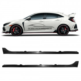 SPOILER LATERAL HONDA CIVIC TYPE-R PRETO FOSCO Vo6