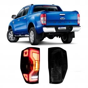 LANTERNA FORD RANGER FULL LED FUMÊ WILDTRACK Vo6