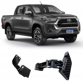 Estribo Degrau Retratil Caçamba Hilux Diesel Vo6
