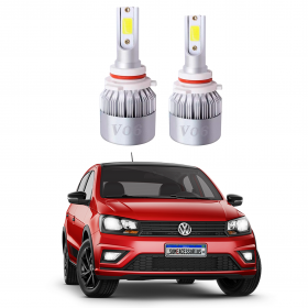 KIT LAMPADA SUPER LED H3 12V 24V 36W 3600 LUMENS PRATA Vo6